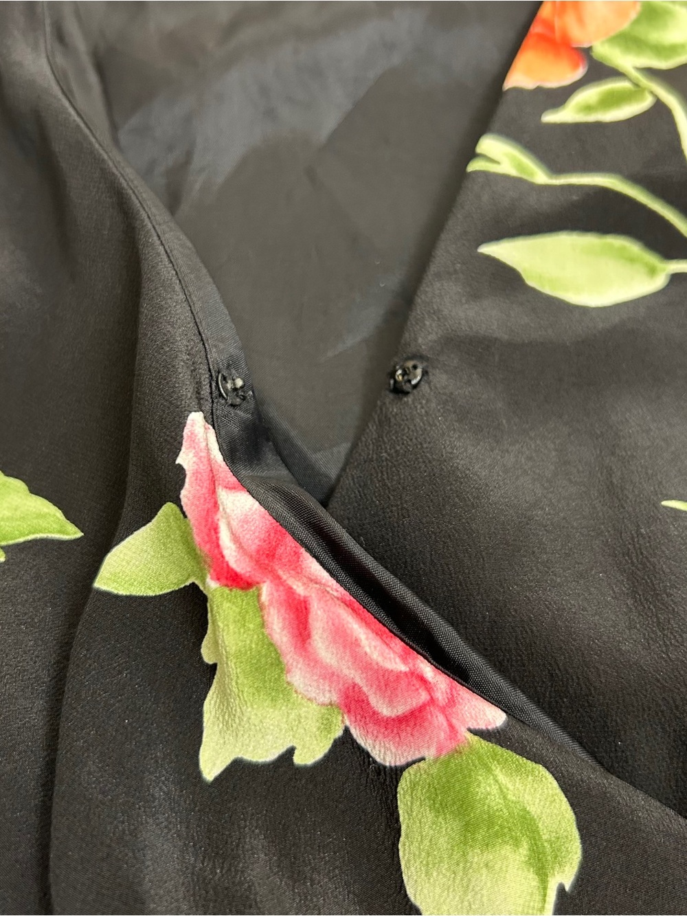 Vintage Spenser Jeremy 100% Silk Wrap Dress - Picture 13 of 15